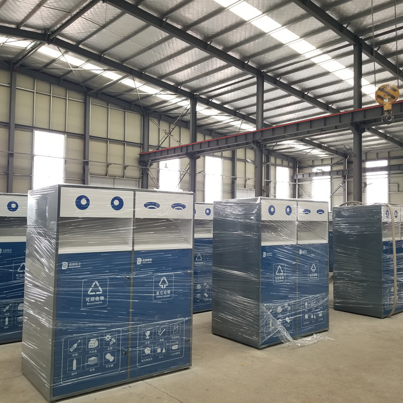 榮大供應北京分類垃圾箱發貨案例